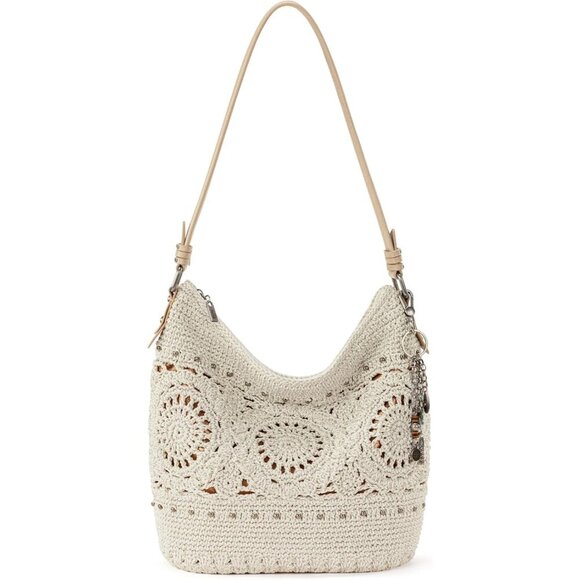 Women's Hand-crochet Sequoia Hobo Bag Recycled Materials Match Everyday Use